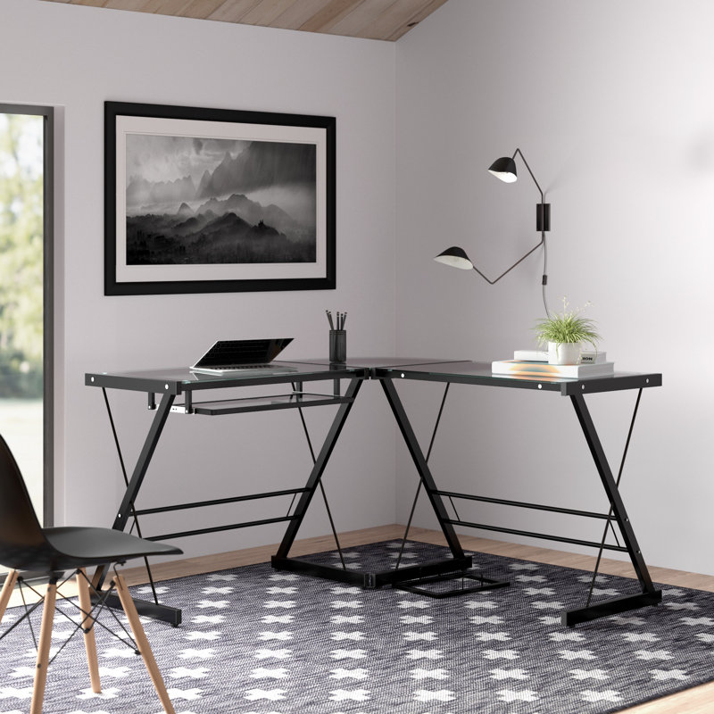 Inbox Zero Reversible LShape Desk & Reviews Wayfair